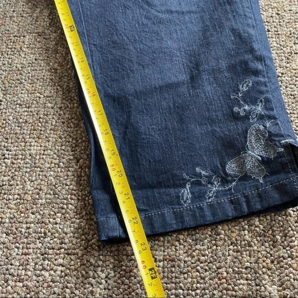 JMS Shorts Stretch‎ Classic Capri Women’s  Size 18W Blue Jeans - Picture 12 of 13